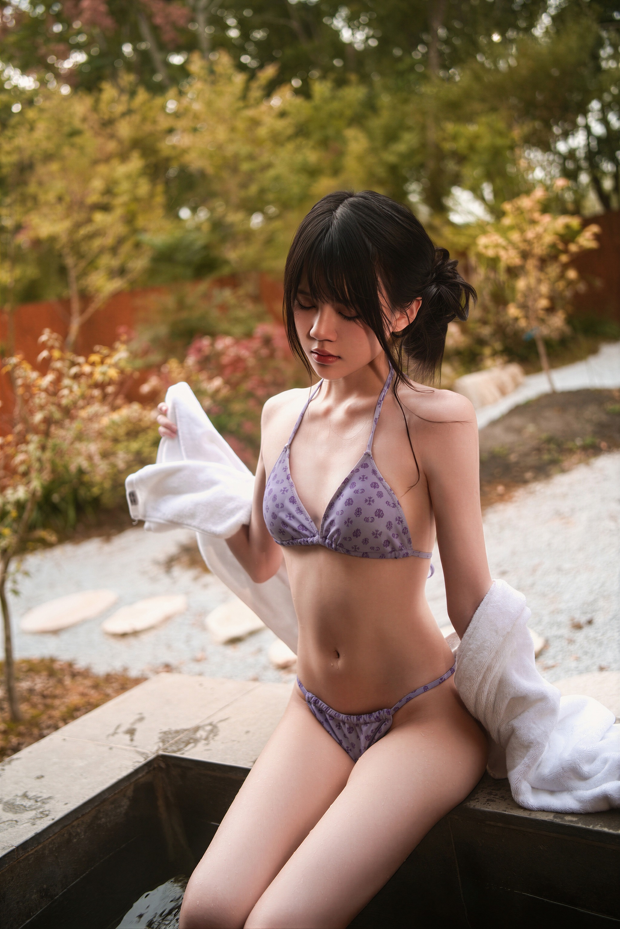 桜桃喵 - NO.234 紫色韵味 [24P]-XikXak